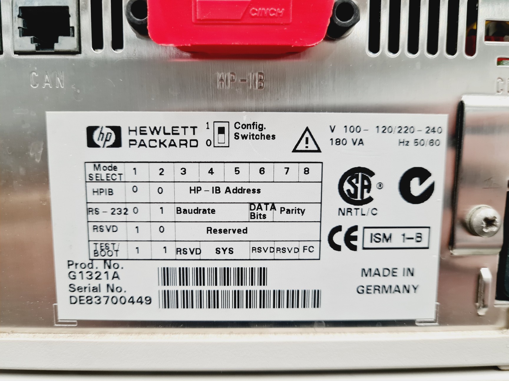 Image of Hewlett Packard Series 1100 HPLC System - FLD, Degasser, QuatPump, ALS, ColComp