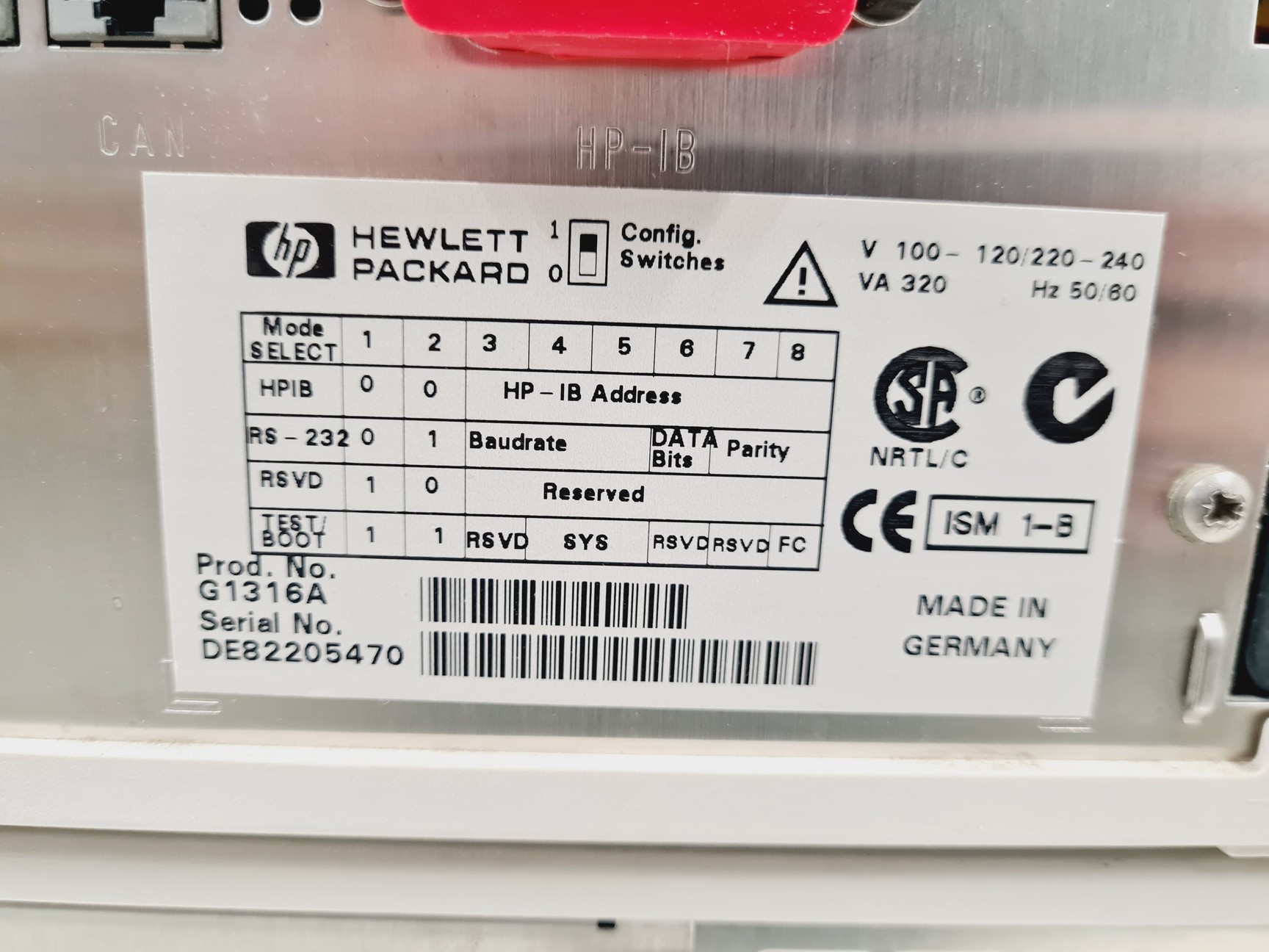 Image of Hewlett Packard Series 1100 HPLC System - FLD, Degasser, QuatPump, ALS, ColComp