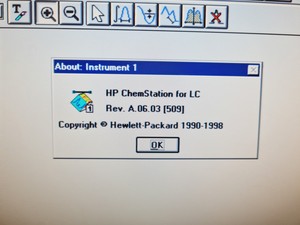 Thumbnail image of Hewlett Packard Series 1100 HPLC System - FLD, Degasser, QuatPump, ALS, ColComp