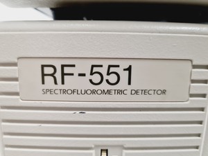 Thumbnail image of Shimadzu SCL-10A, RF-551 Spectrofluorometric Detector, RF-551 S/R Lab