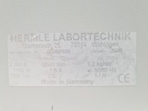 Thumbnail image of Hermle Z 300 K Centrifuge
