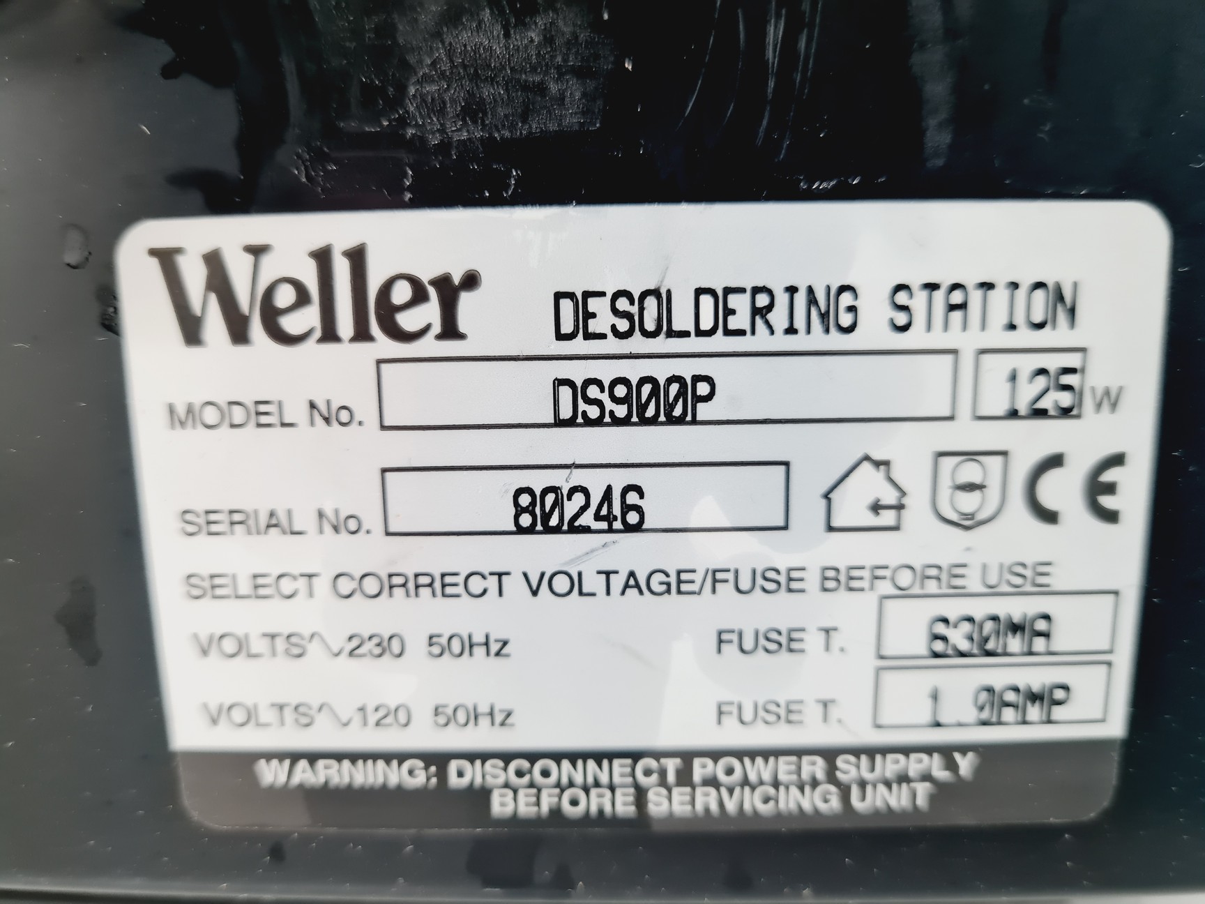 Image of Weller DS 900 Desoldering Station