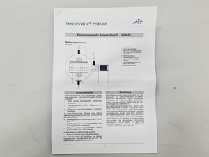 Thumbnail image of 4 x 3B Scientific Electron Deflection Tubes 