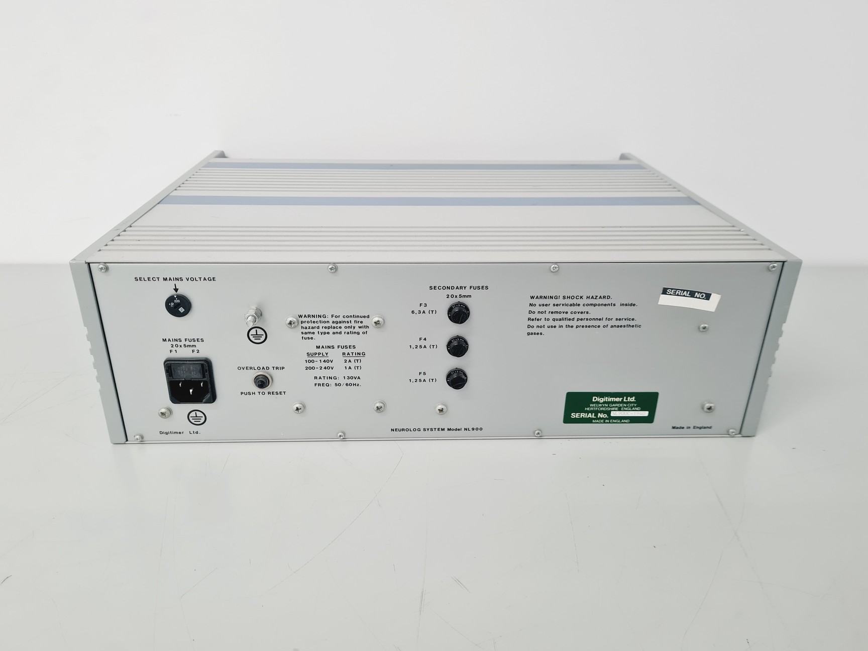 Image of 6 x Digitimer Neurolog System With 35 Modules 