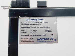 Thumbnail image of 14 × Small Lasermet Heavy Duty Laser Blocking Screen