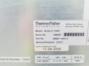 Thumbnail image of Thermo Fisher Accela HPLC System With Autosampler, Pump and PDA Detector 