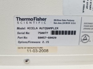 Thumbnail image of Thermo Fisher Accela HPLC System With Autosampler, Pump and PDA Detector 