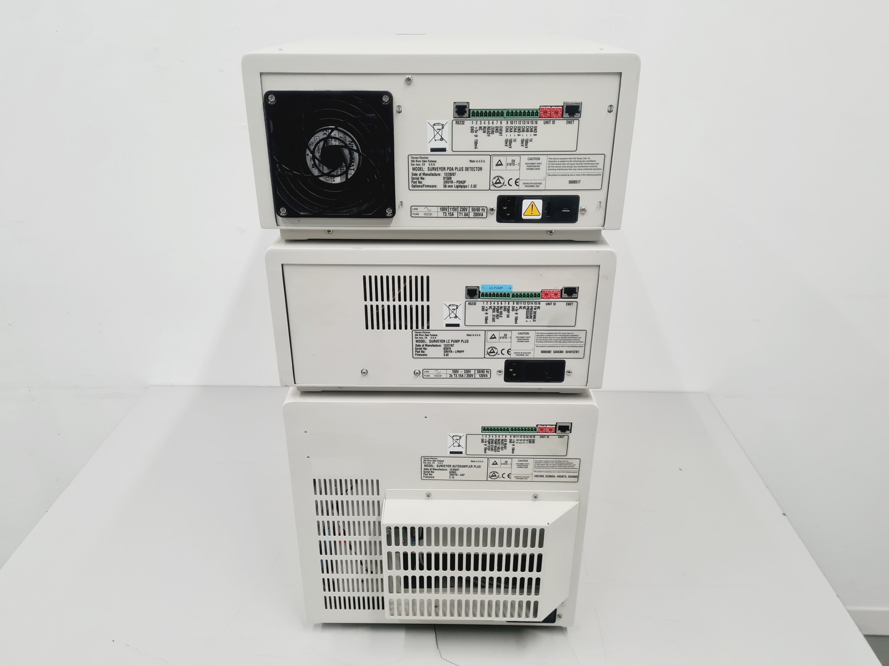 Image of Thermo Finnigan Surveyor HPLC System With PDA Detector, LC Pump & Autosampler