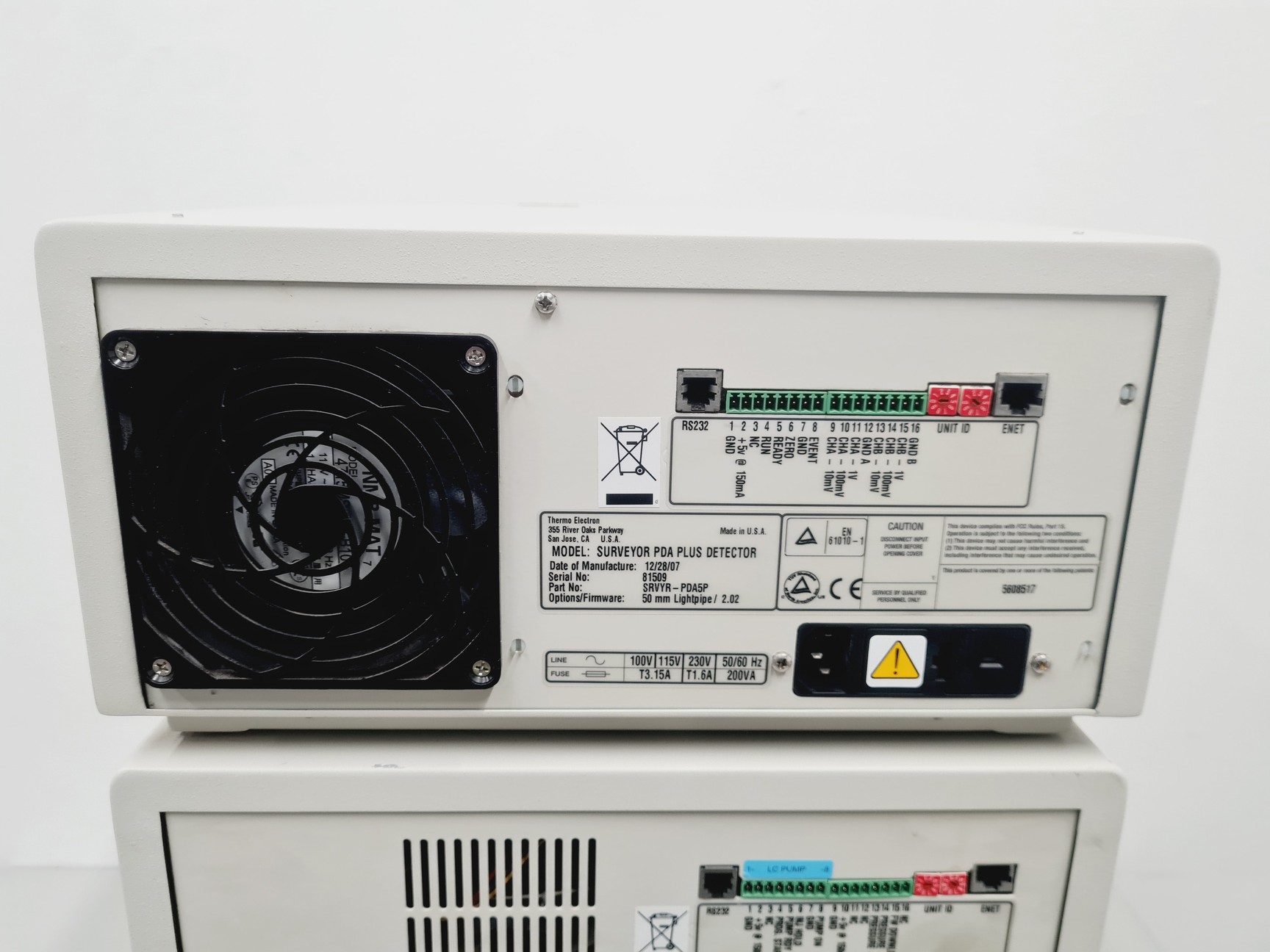 Image of Thermo Finnigan Surveyor HPLC System With PDA Detector, LC Pump & Autosampler