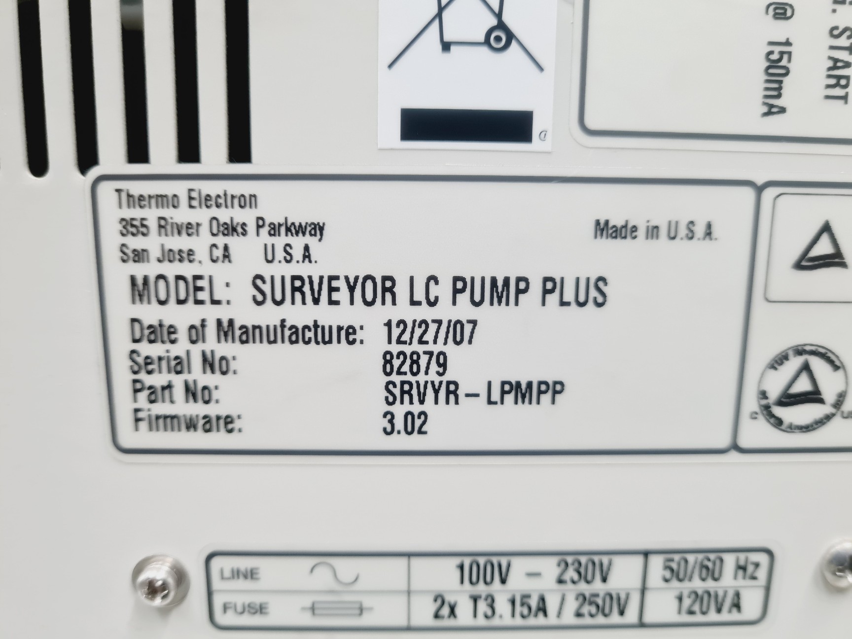 Image of Thermo Finnigan Surveyor HPLC System With PDA Detector, LC Pump & Autosampler