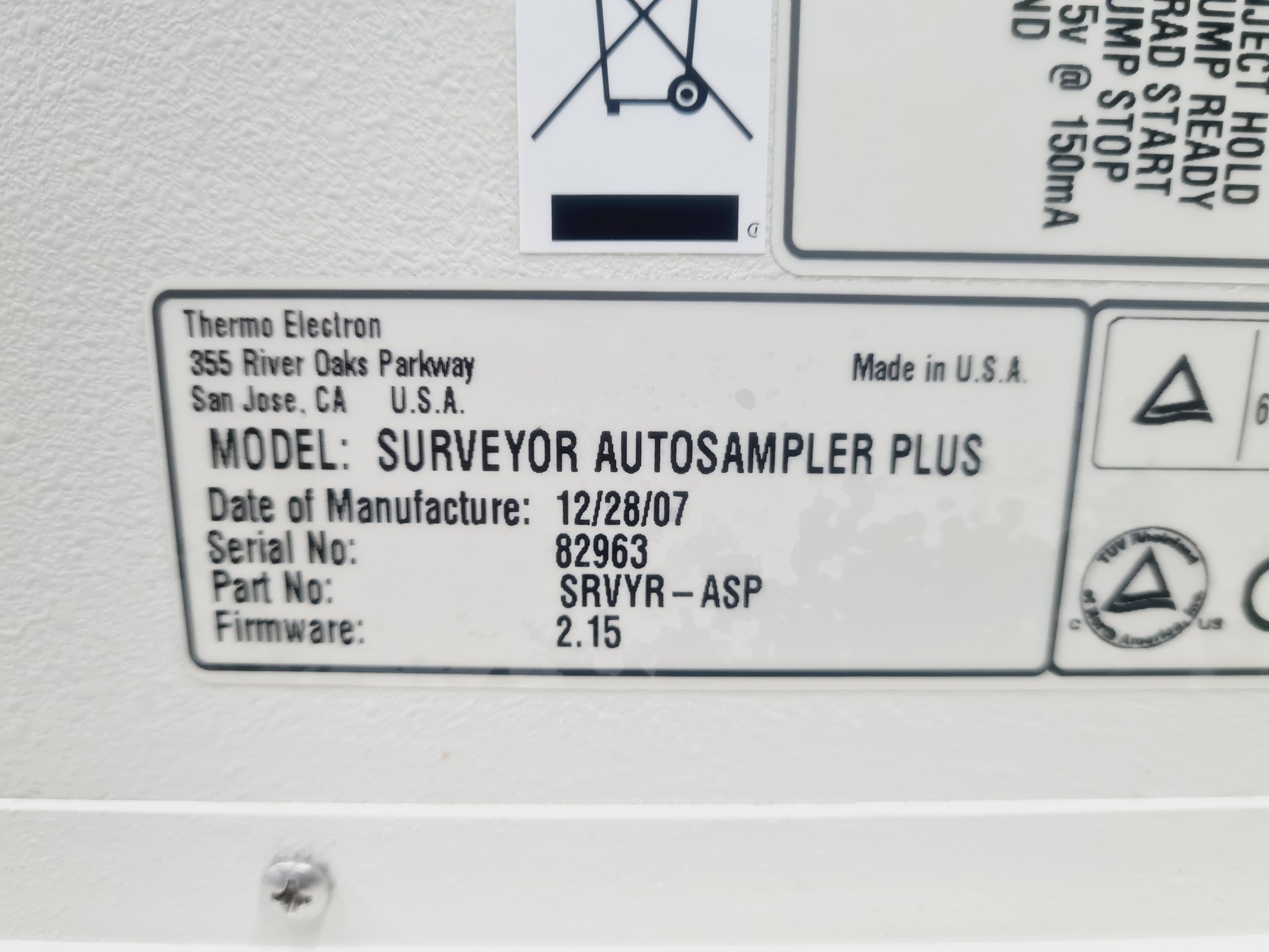 Image of Thermo Finnigan Surveyor HPLC System With PDA Detector, LC Pump & Autosampler