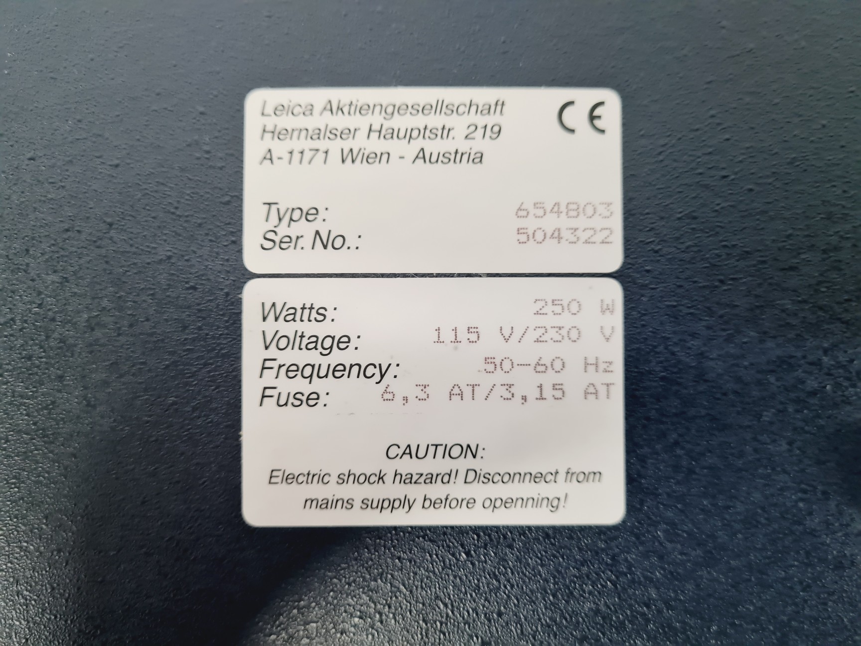 Image of  Leica Cryostage with Leica 702401 & Leica 654803 - Spare/Repair Lab