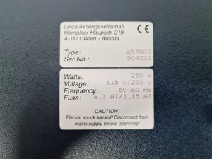 Thumbnail image of  Leica Cryostage with Leica 702401 & Leica 654803 - Spare/Repair Lab