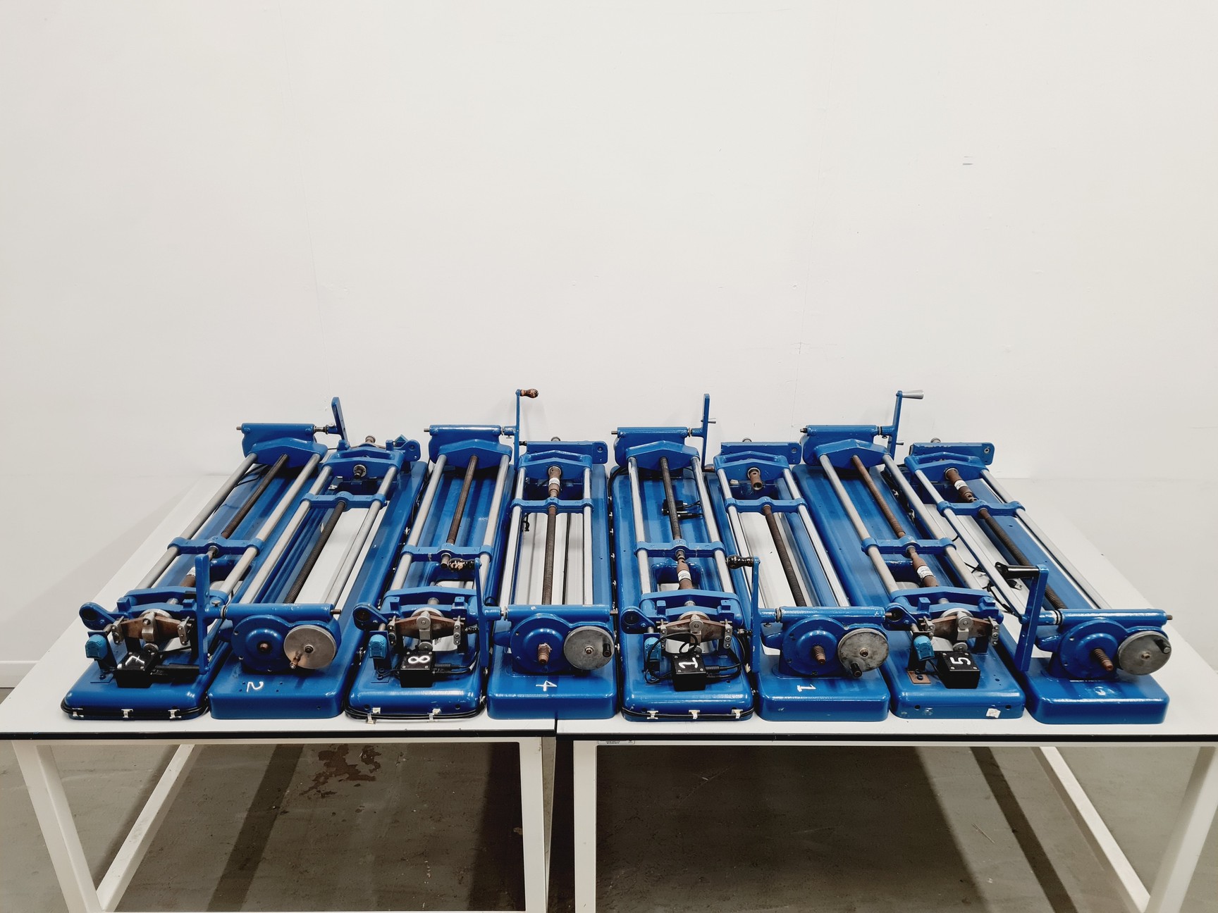 Image of 8 × Hounsfield Tensometer Type W tensile machines