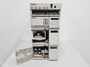 Thumbnail image of Hewlett Packard 1050 Series HPLC System with VW Detector, Pump, Autosampler S/R