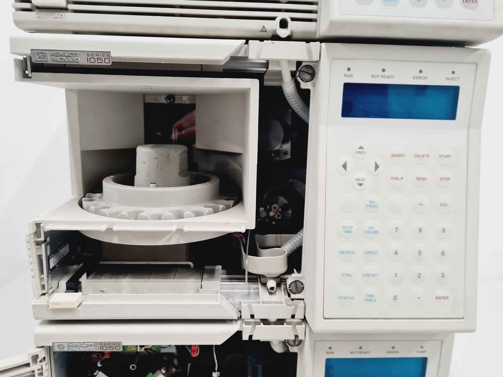Image of Hewlett Packard 1050 Series HPLC System with VW Detector, Pump, Autosampler S/R