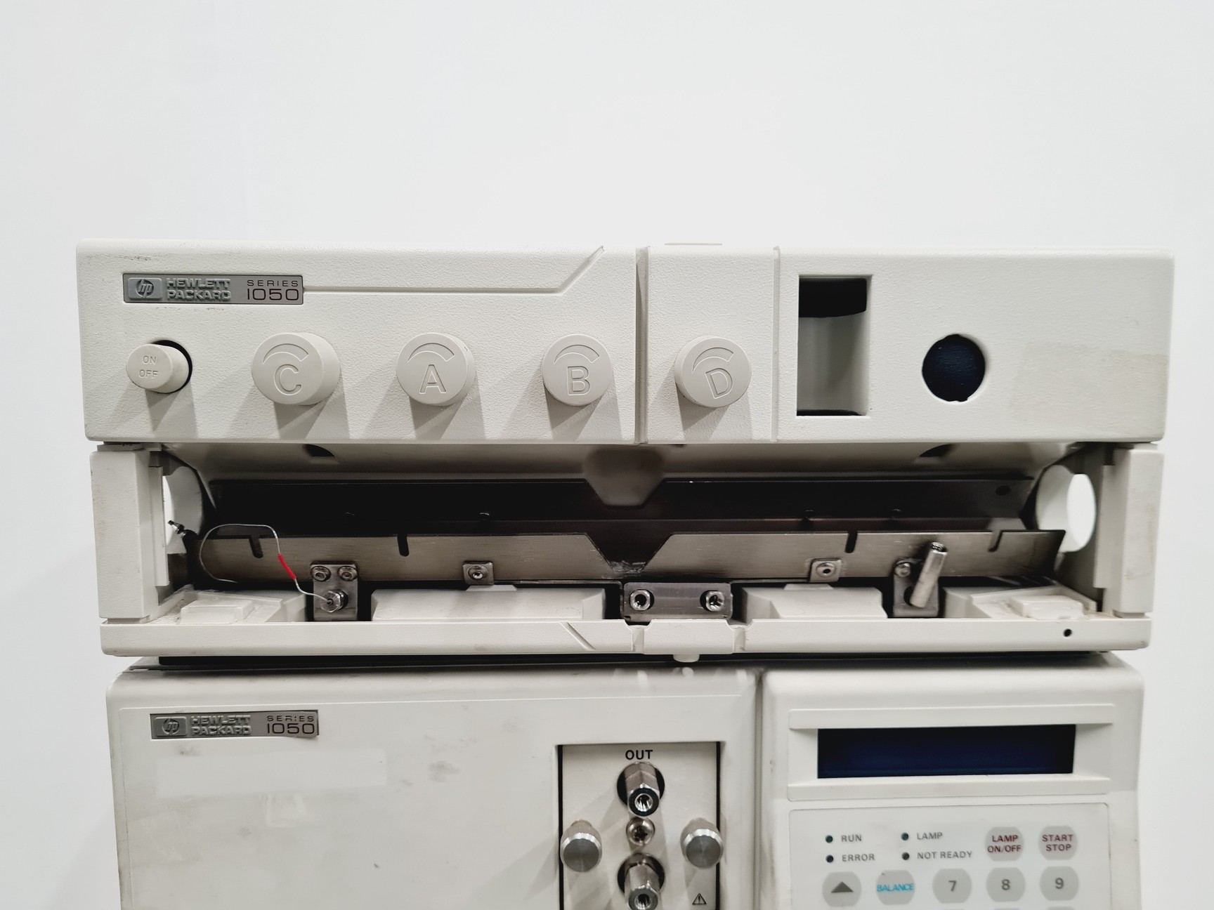 Image of Hewlett Packard 1050 Series HPLC System with VW Detector, Pump, Autosampler S/R