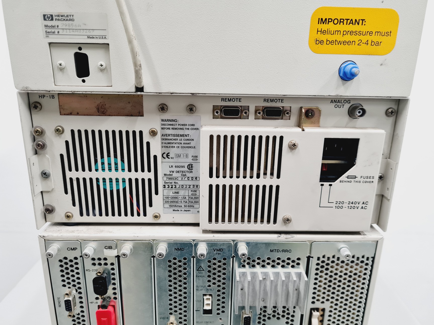 Image of Hewlett Packard 1050 Series HPLC System with VW Detector, Pump, Autosampler S/R