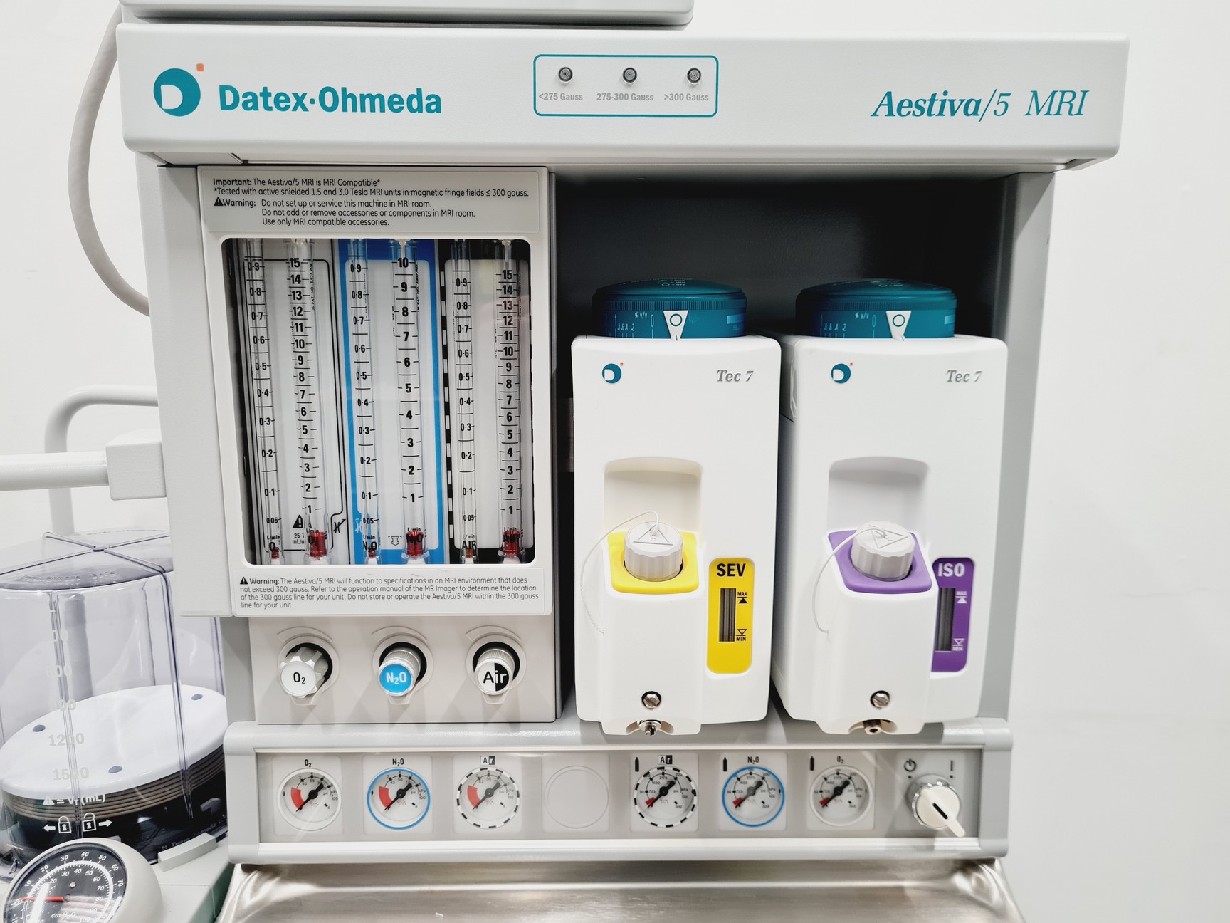Image of Datex-Ohmeda Aestiva/5 MRI Anaesthetic Machine Lab