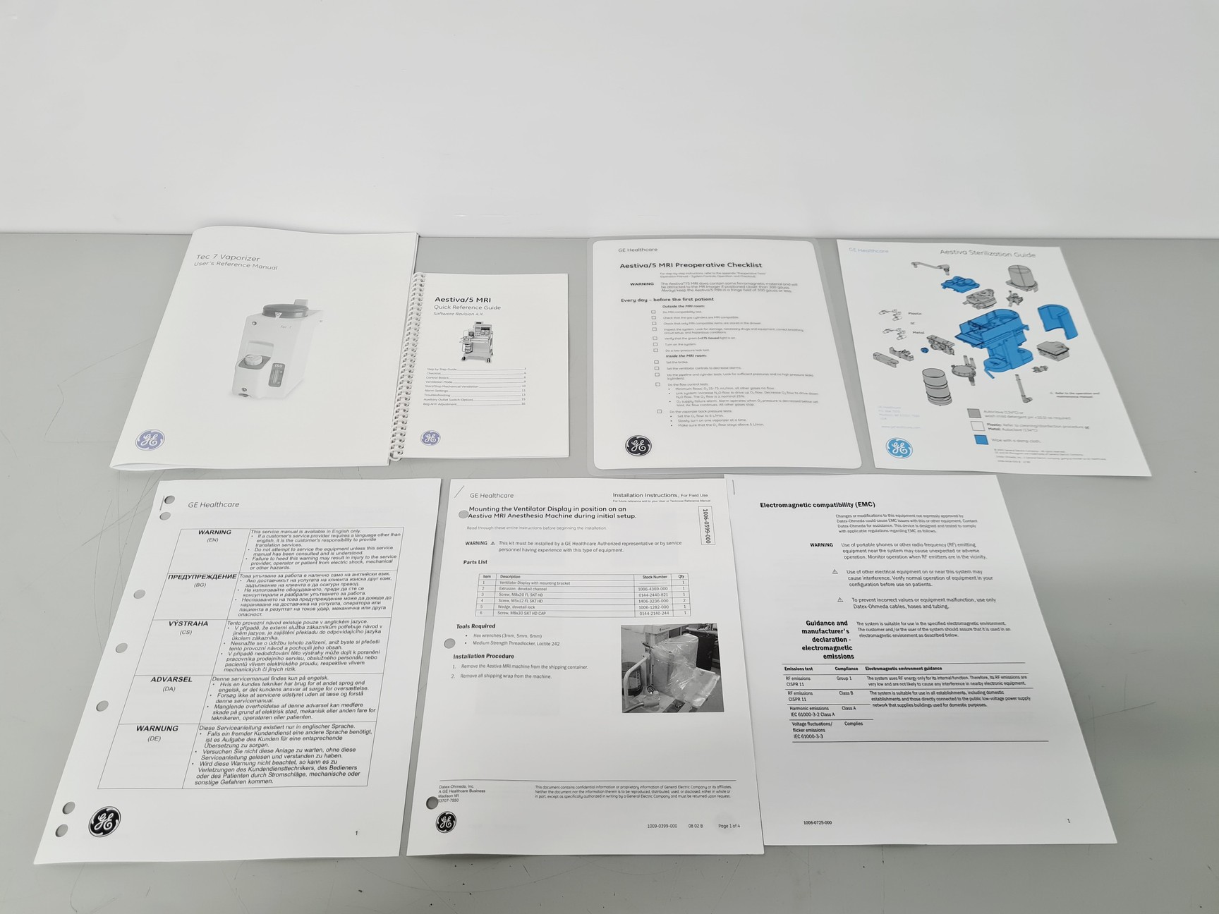 Image of Datex-Ohmeda Aestiva/5 MRI Anaesthetic Machine Lab
