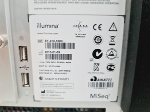 Thumbnail image of Illumina MiSeq SY-410-1003 DNA Sequencing System