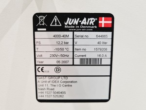 Thumbnail image of Jun-Air 4000-40M Cabinet Compressor