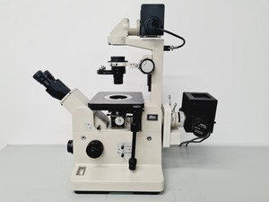 Thumbnail image of Nikon Diaphot Microscope with Nikon Mercury Lamp PSU HBO-100W/2