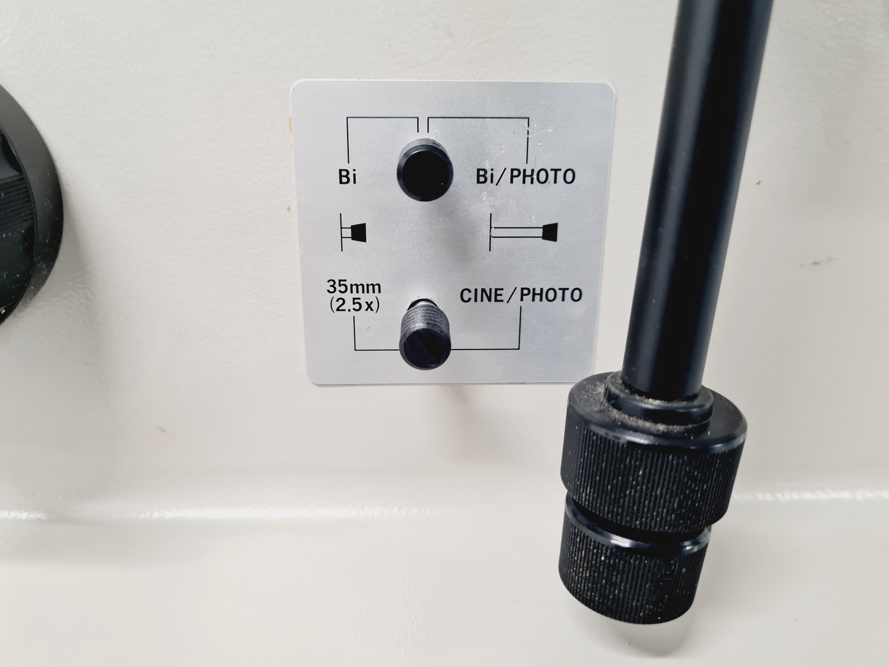 Image of Nikon Diaphot Microscope with Nikon Mercury Lamp PSU HBO-100W/2