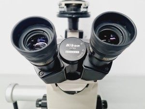 Thumbnail image of Nikon Diaphot Microscope with Nikon Mercury Lamp PSU HBO-100W/2