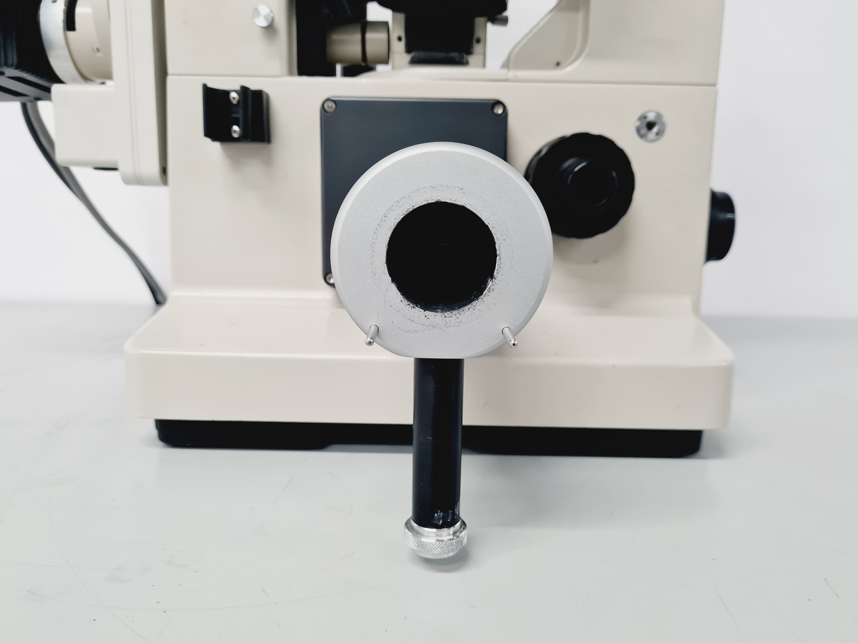 Image of Nikon Diaphot Microscope with Nikon Mercury Lamp PSU HBO-100W/2