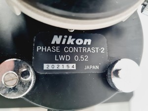 Thumbnail image of Nikon Diaphot Microscope with Nikon Mercury Lamp PSU HBO-100W/2