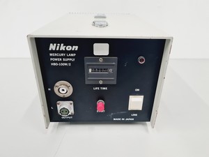 Thumbnail image of Nikon Diaphot Microscope with Nikon Mercury Lamp PSU HBO-100W/2
