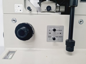 Thumbnail image of Nikon Diaphot Inverted Microscope w/ 1 x Objective & Lamp PSU HBO-100W/2