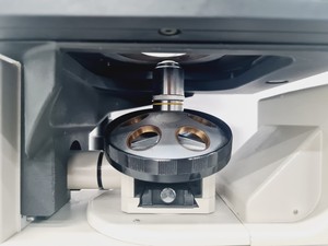 Thumbnail image of Nikon Diaphot Inverted Microscope w/ 1 x Objective & Lamp PSU HBO-100W/2