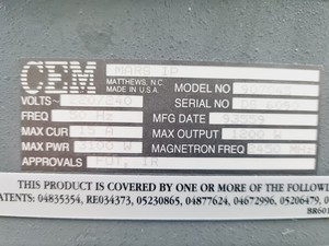 Thumbnail image of CEM MARS 5 Microwave Accelerated Reaction System
