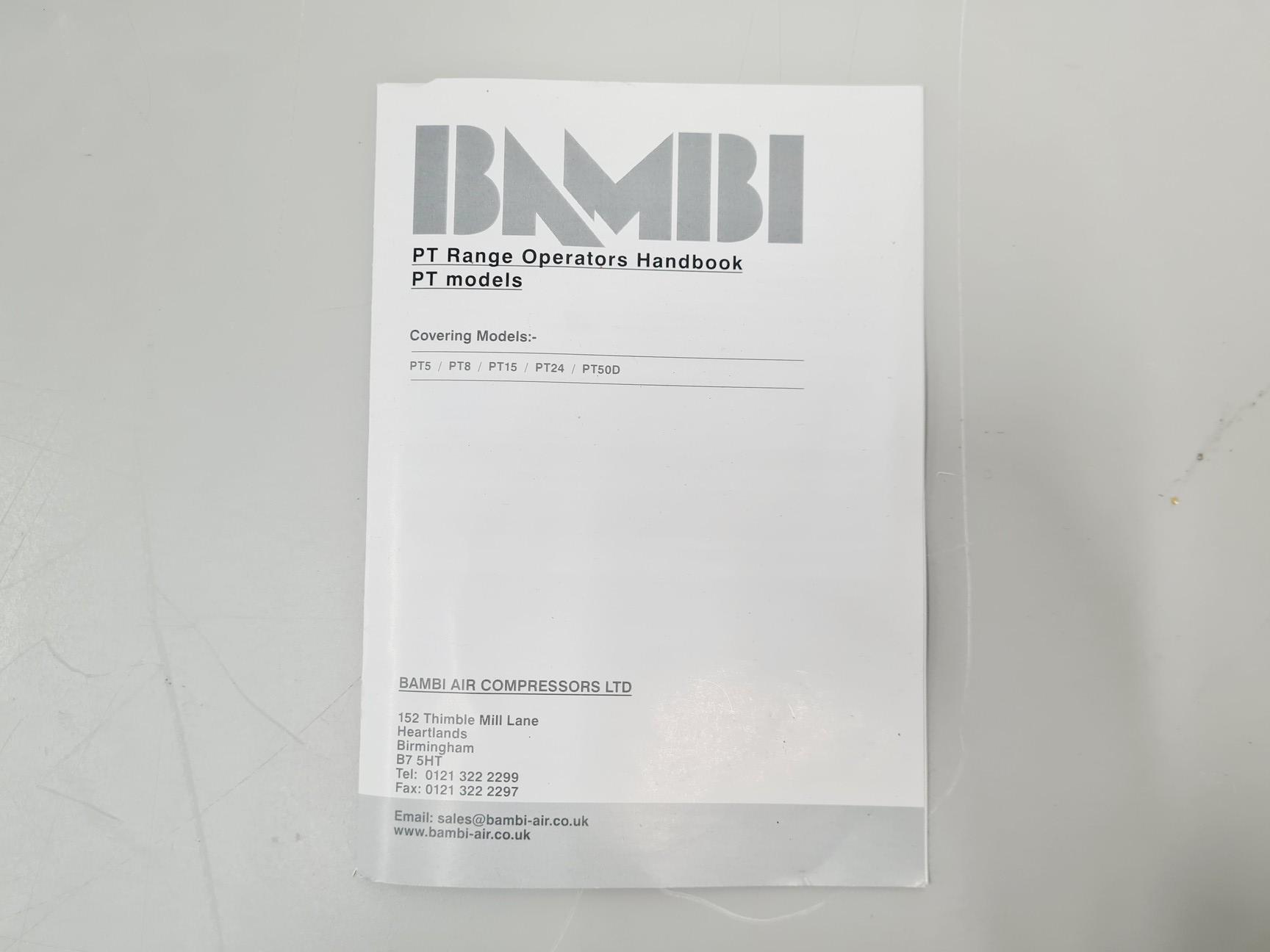 Image of Bambi PT15 Oil Free Air Compressor