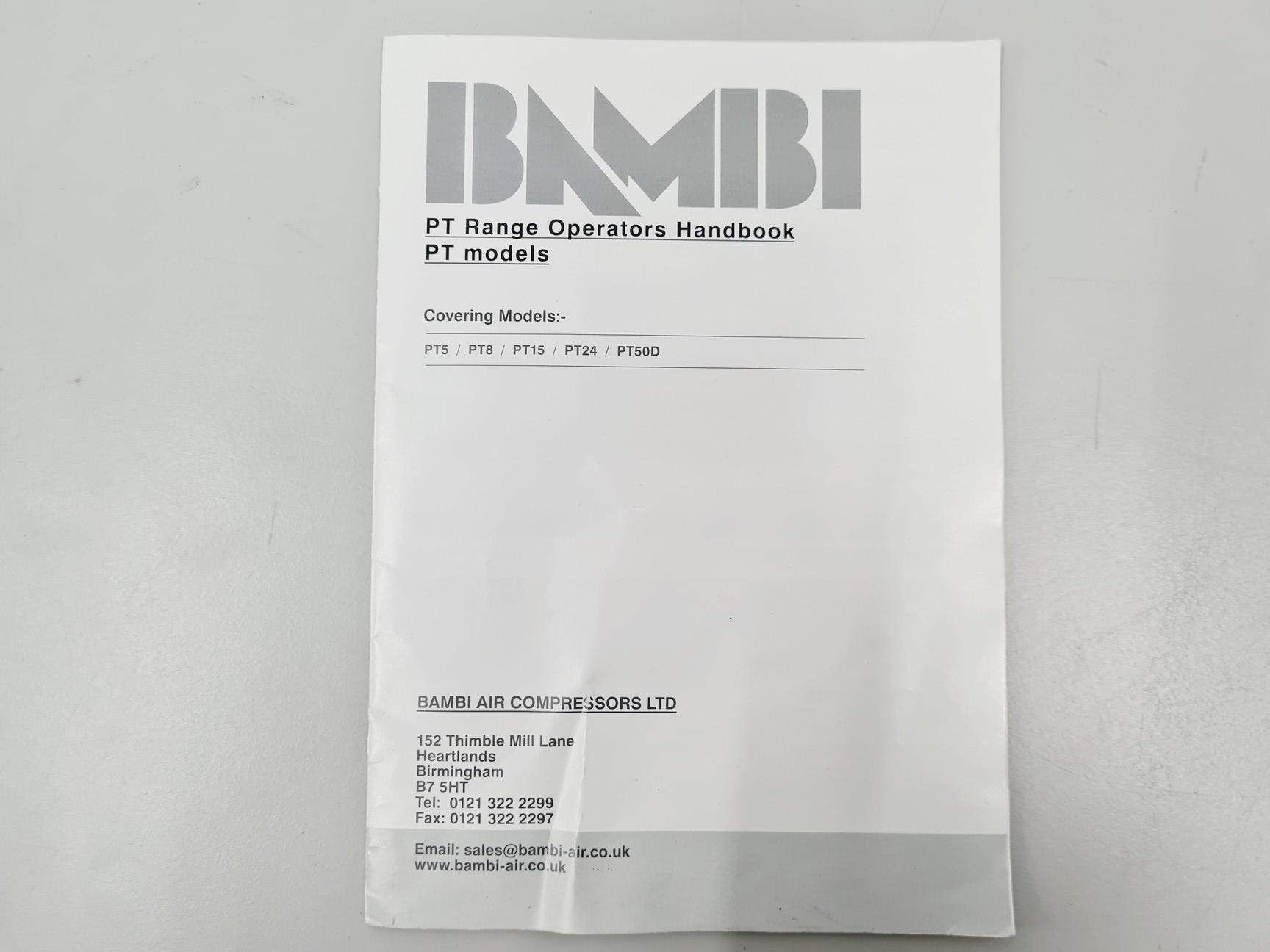 Image of Bambi PT15 Oil Free Air Compressor