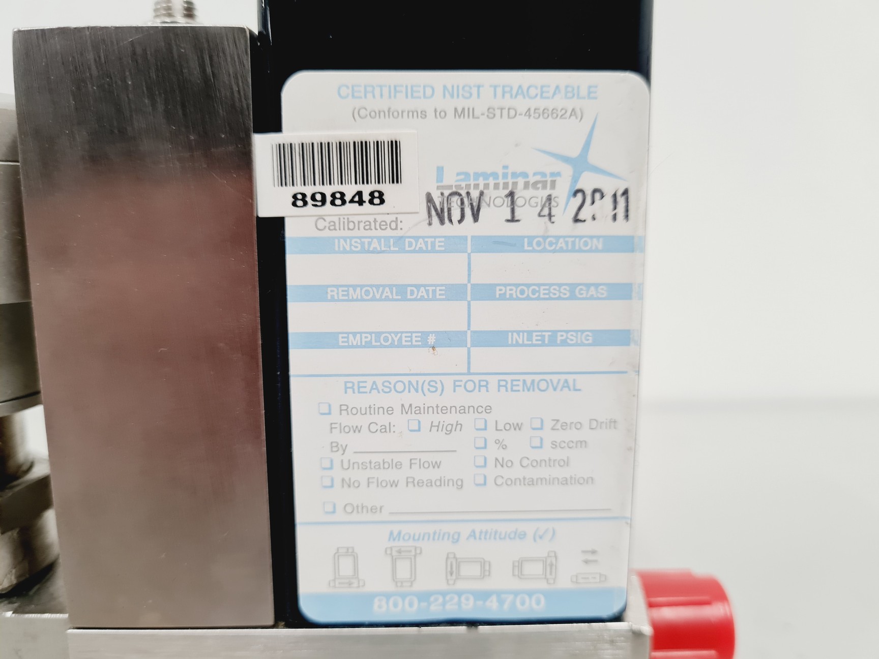 Image of Unit Instruments UFC-1100A Mass Flow Controller 