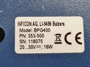 Thumbnail image of 2 x Inficon BPG400 Full Range Gauge Cryo with 5 × Inficon BPG400 sensors