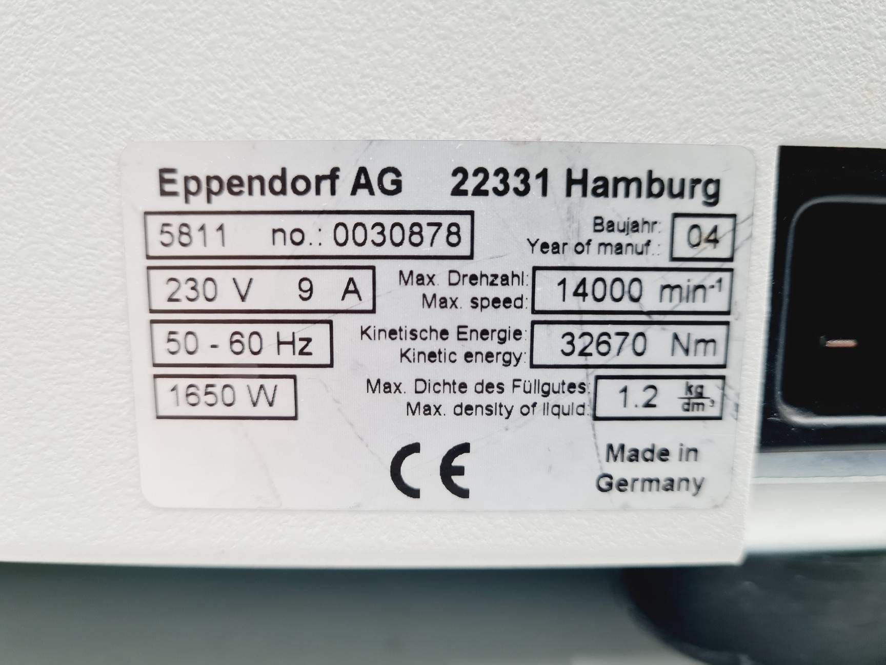 Image of Eppendorf Centrifuge 5810 R