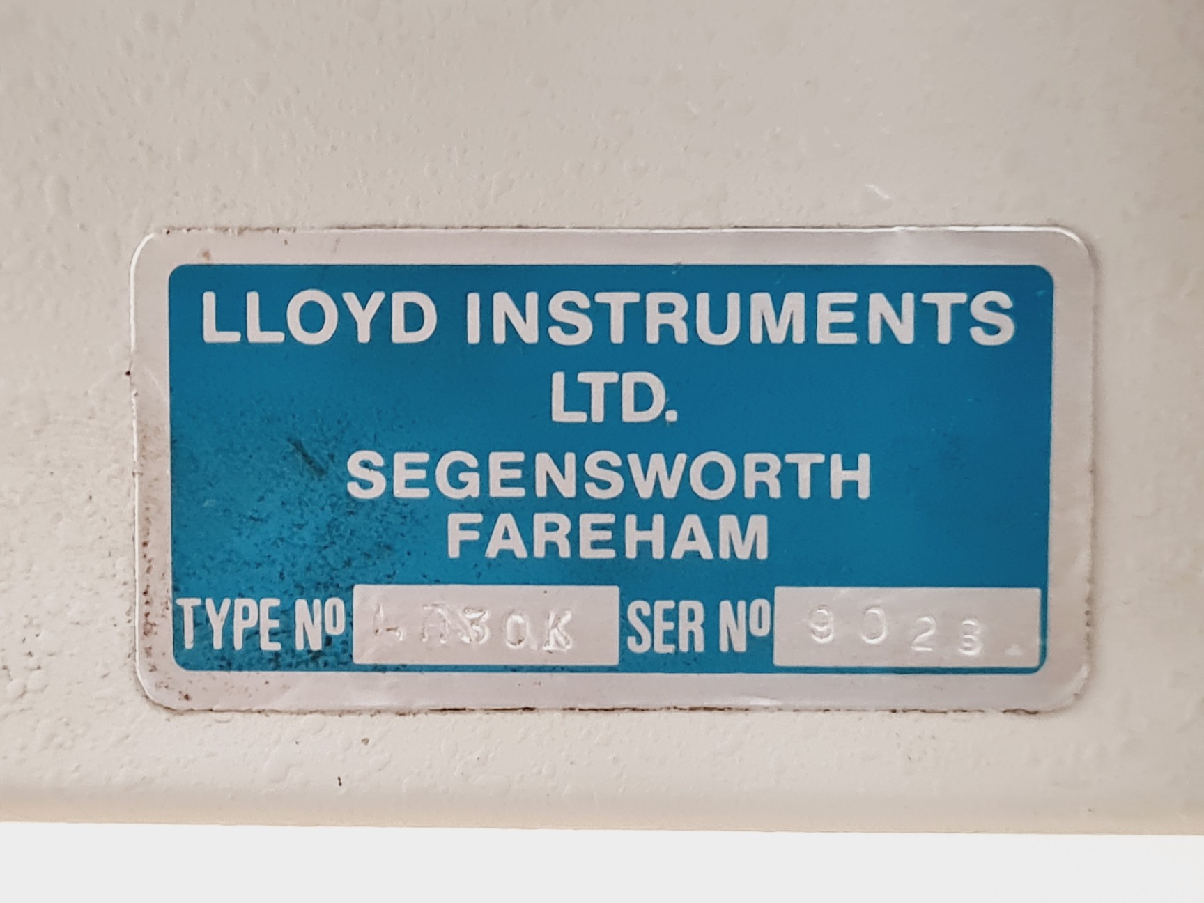 Image of Lloyd LR30k Tensile Test Machine