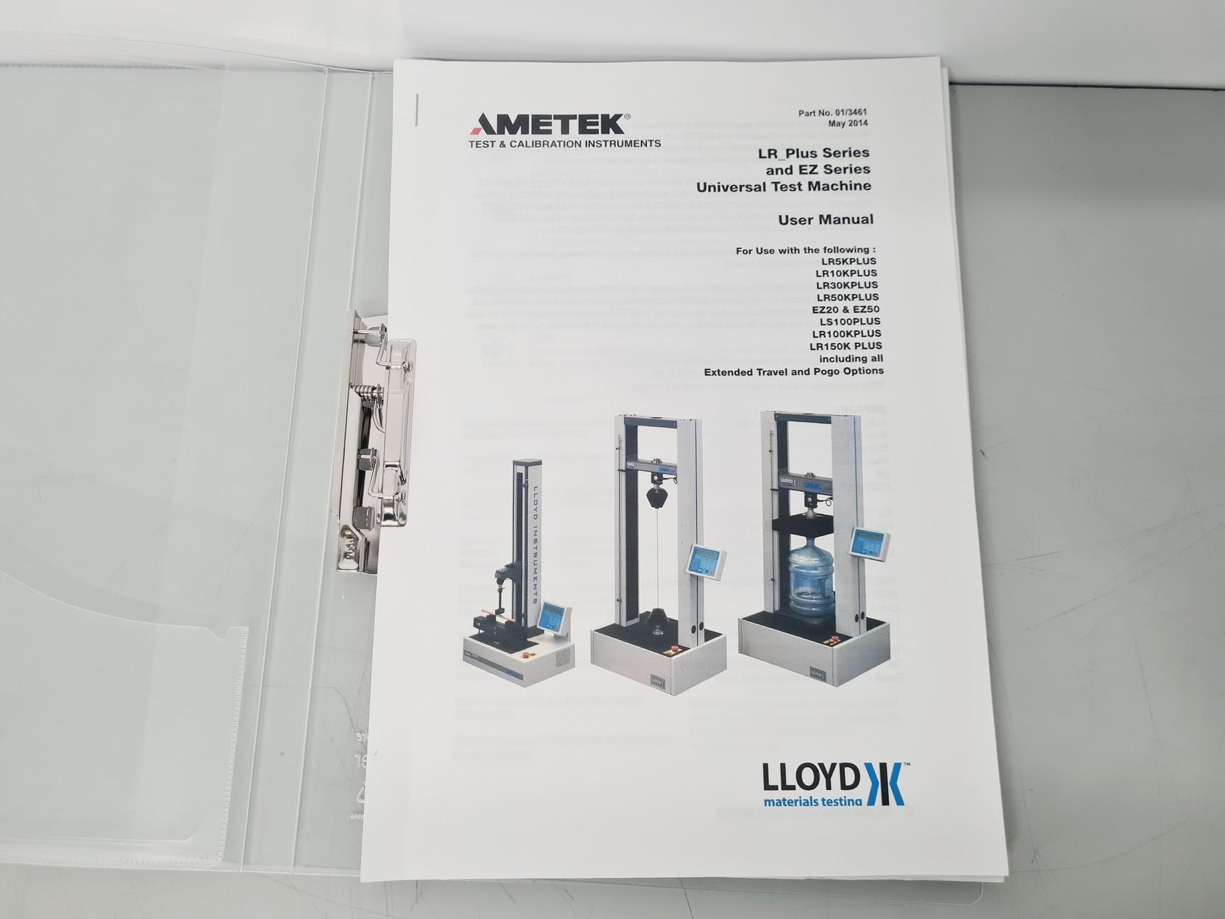 Image of Lloyd LR30k Plus Tensile Test Machine