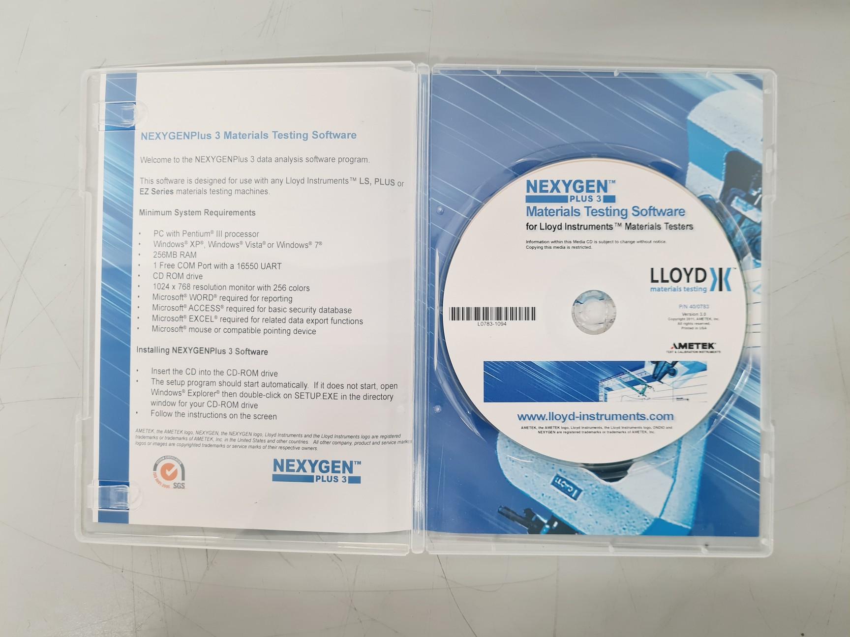 Image of Lloyd LR30k Plus Tensile Test Machine