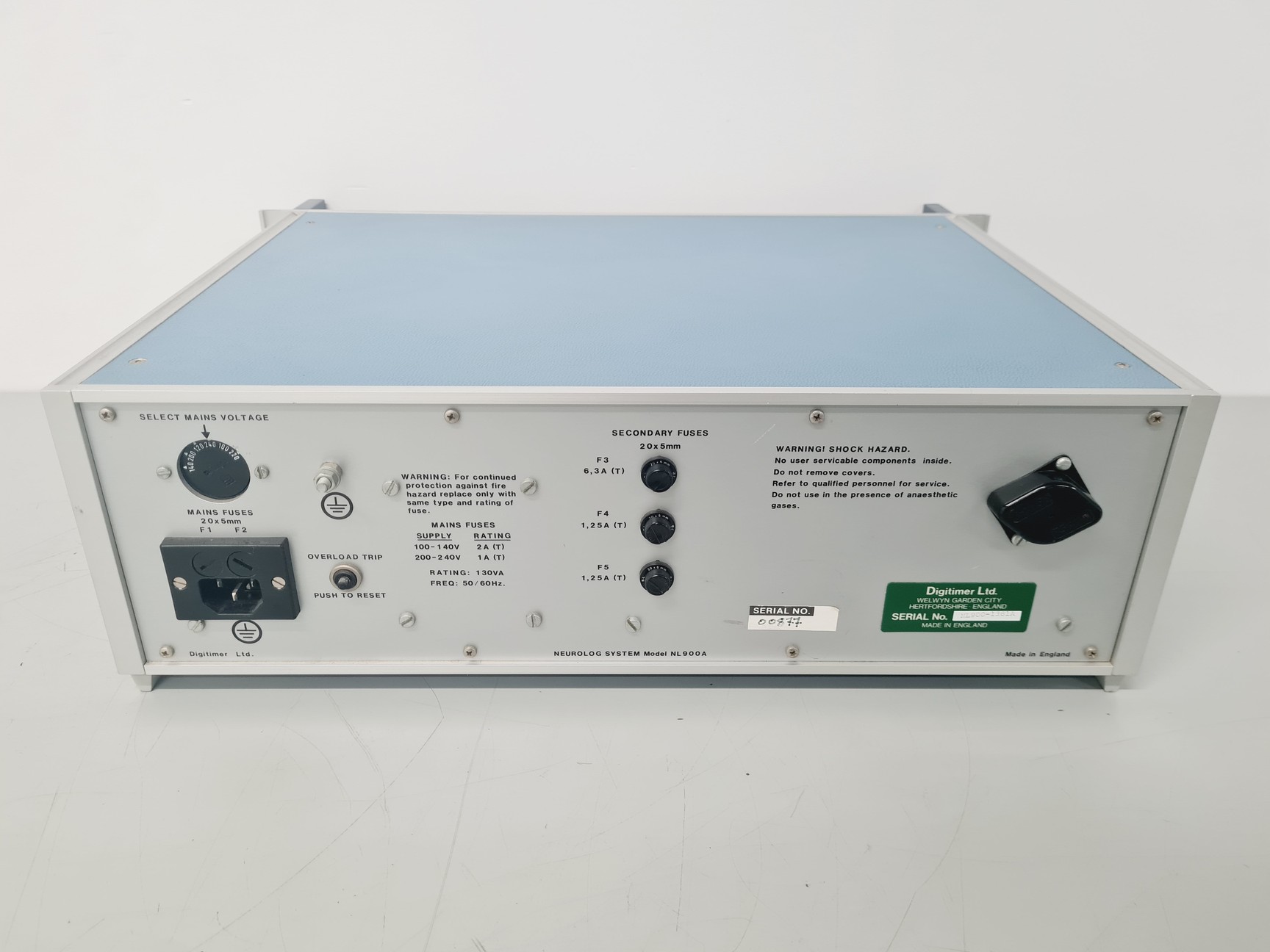 Image of Digitimer Neurolog System NL900 w/4 Modules Lab