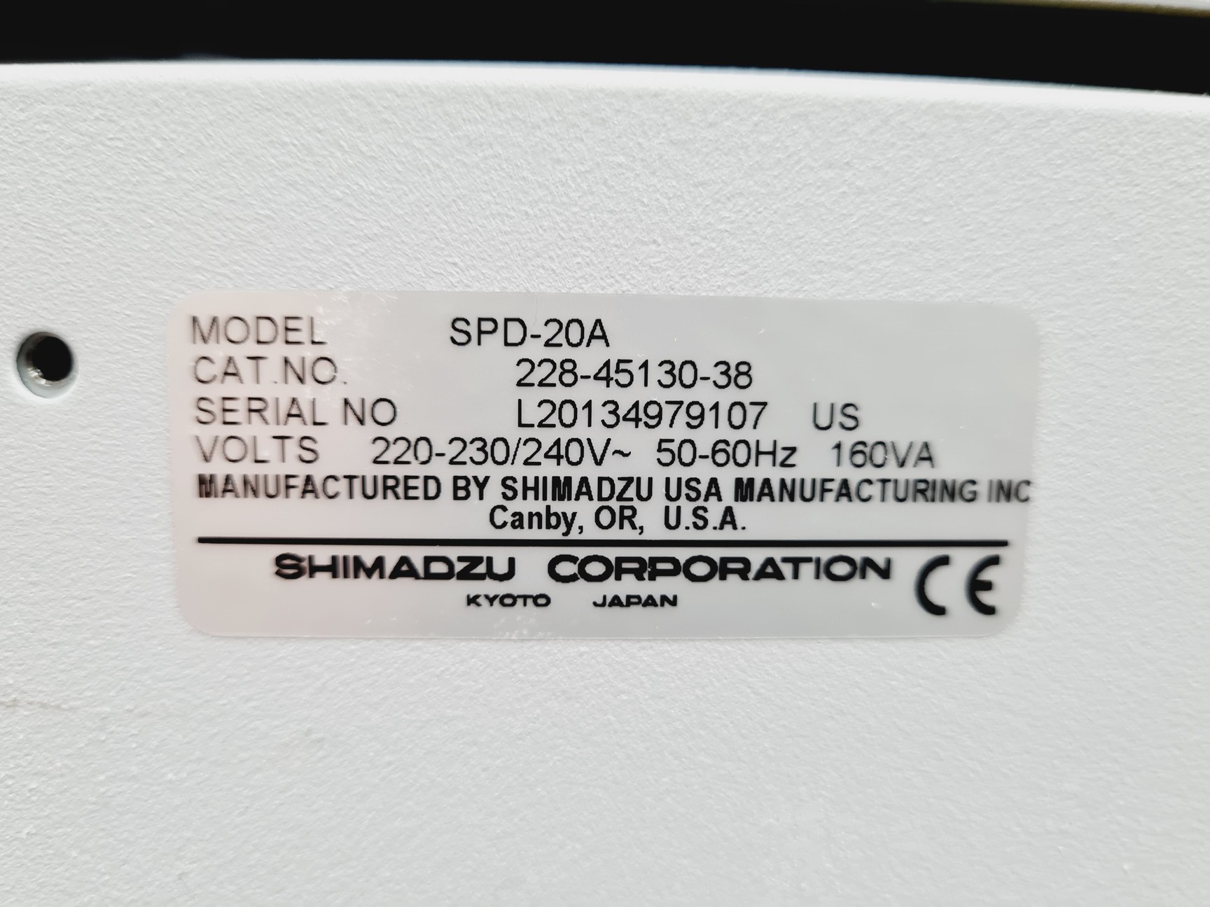 Image of Shimadzu UFLC XR Prominence system