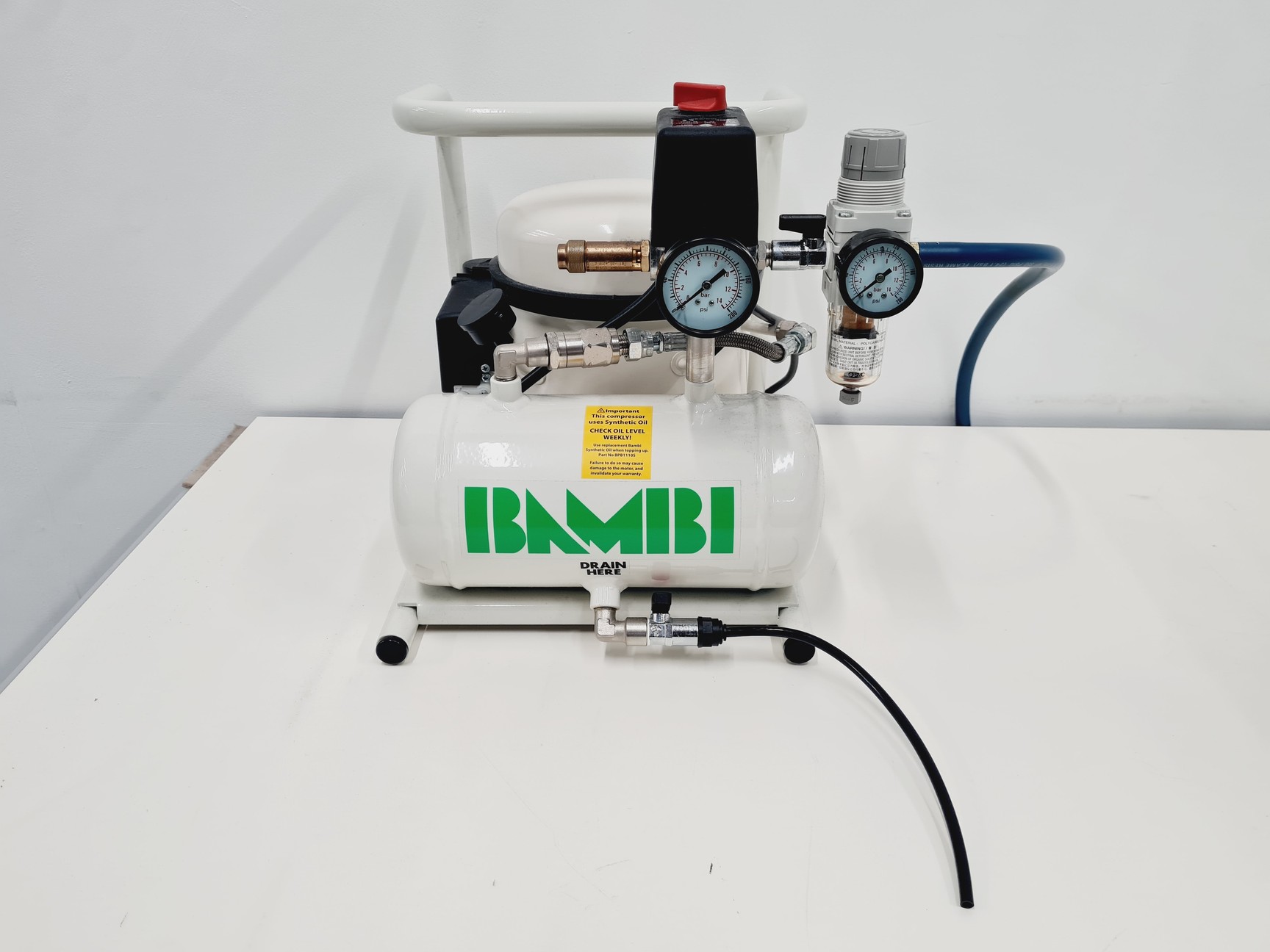 Image of Avestin French Press with Bambi 35/20 Air Compressor 