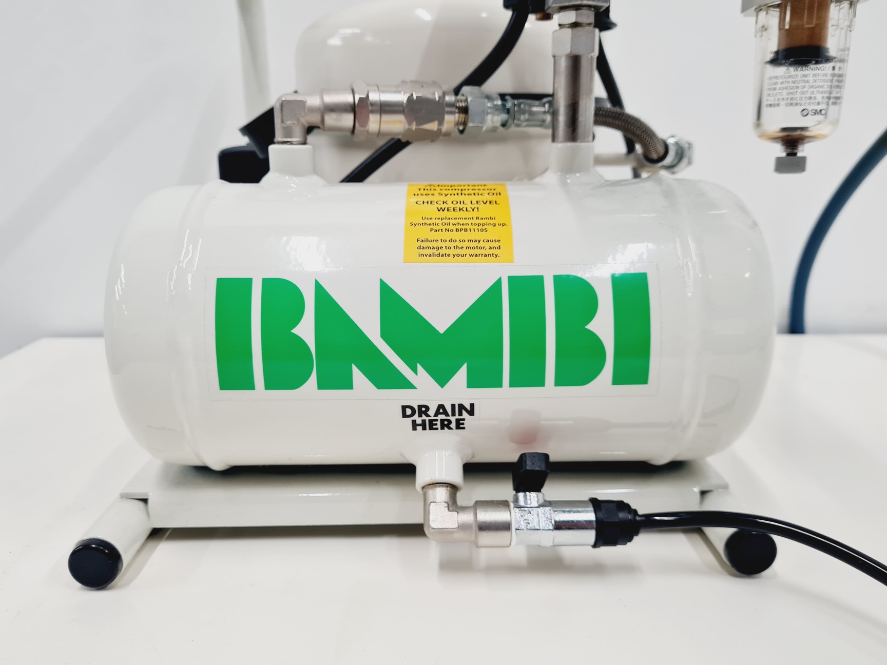 Image of Avestin French Press with Bambi 35/20 Air Compressor 