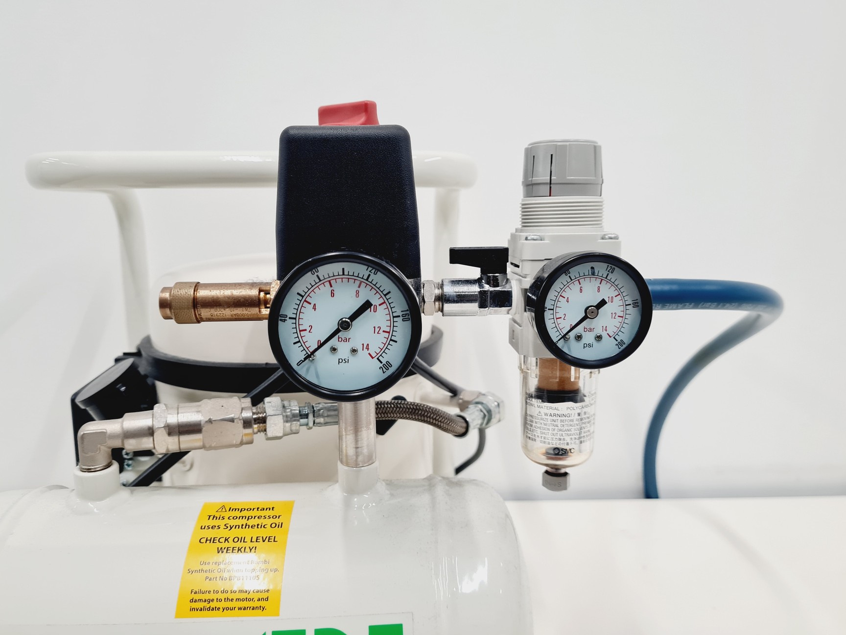 Image of Avestin French Press with Bambi 35/20 Air Compressor 