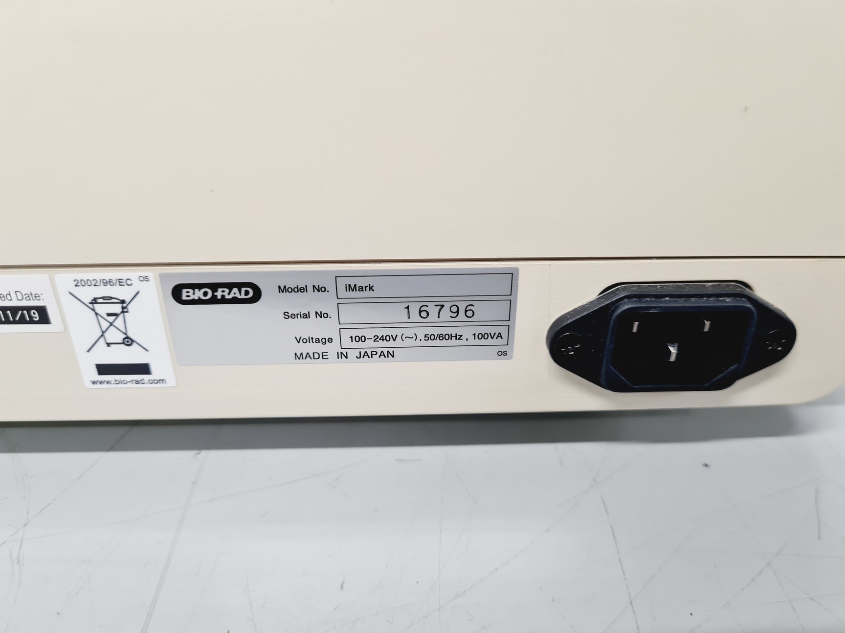 Image of Bio-Rad iMark Microplate Reader