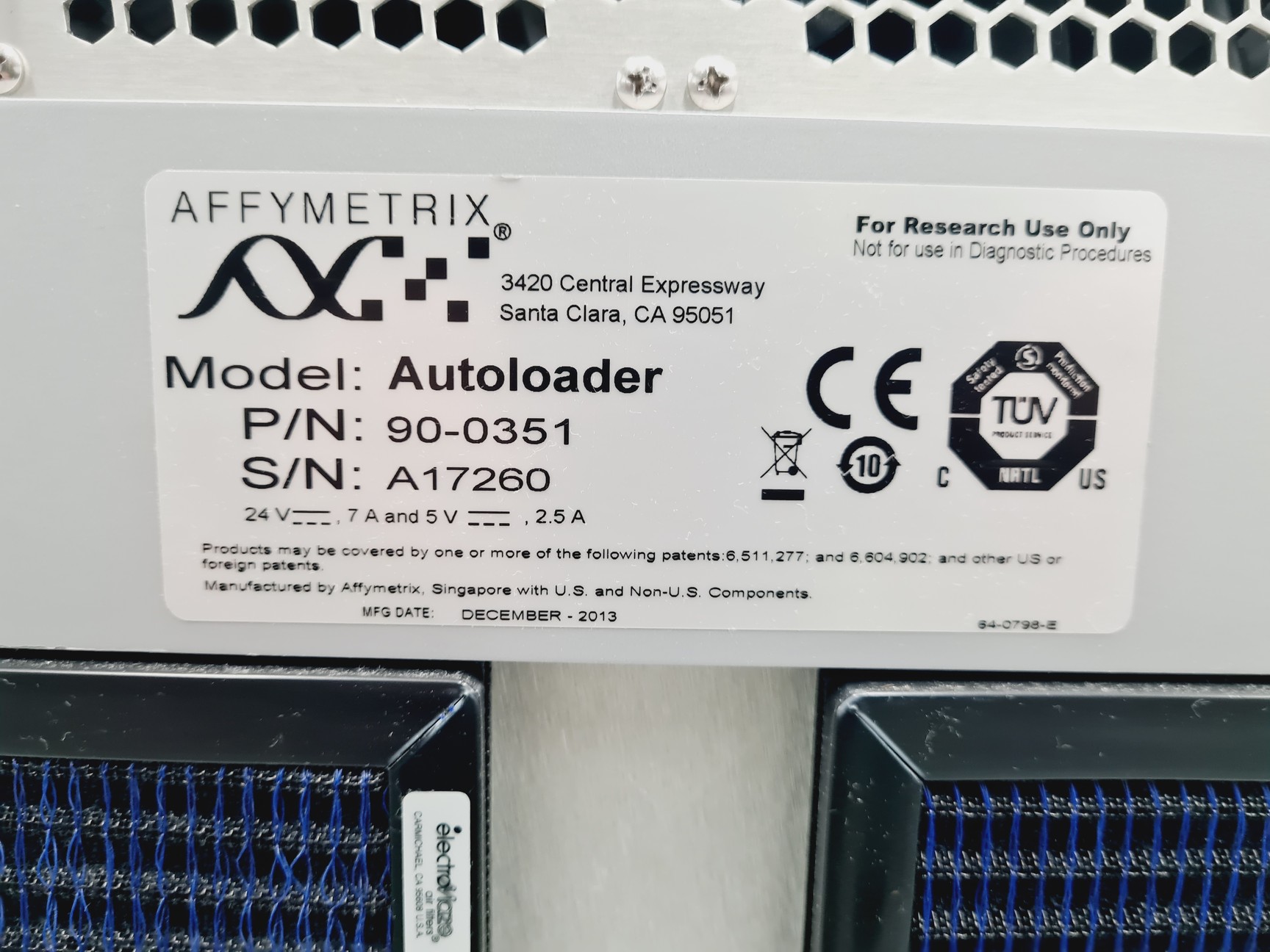 Image of Affymetrix GeneChip Scanner 3000 7G